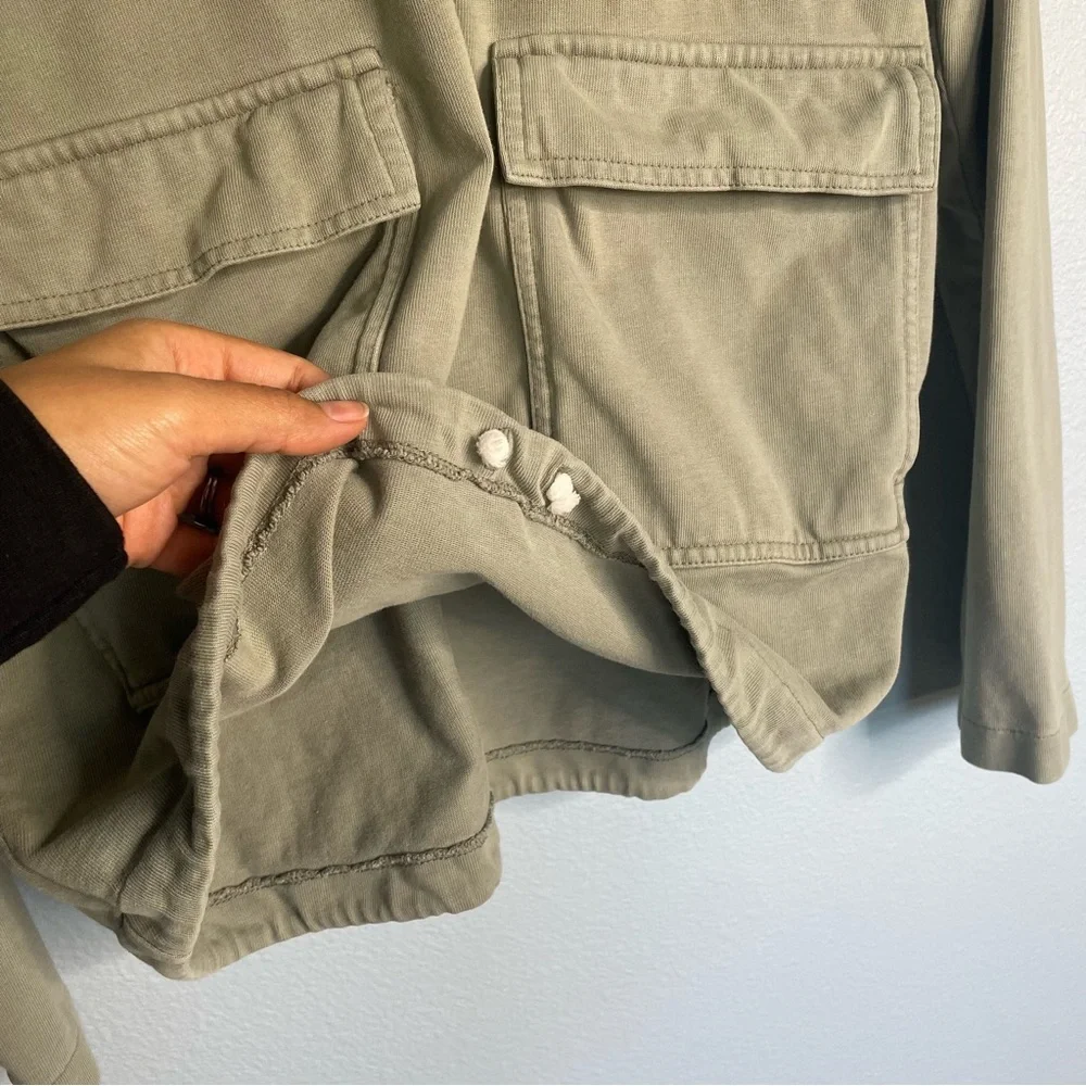 Nike Sportswear Heritage Essentials Hoodie Pullover Green *No hood drawstring* - Picture 3 of 7